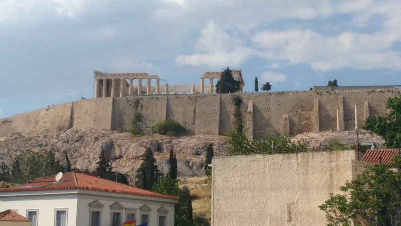 The Acropolis above Athens