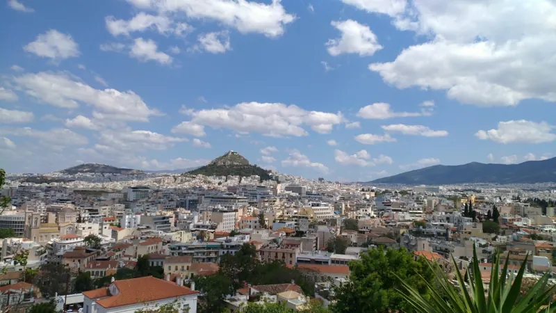 Athens from Lycabettus Hill
