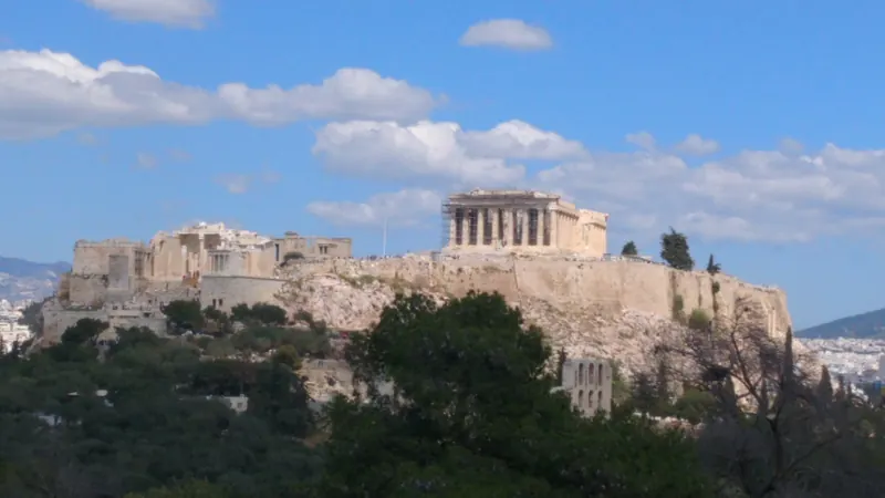 The Acropolis seen from Filopappou Hill