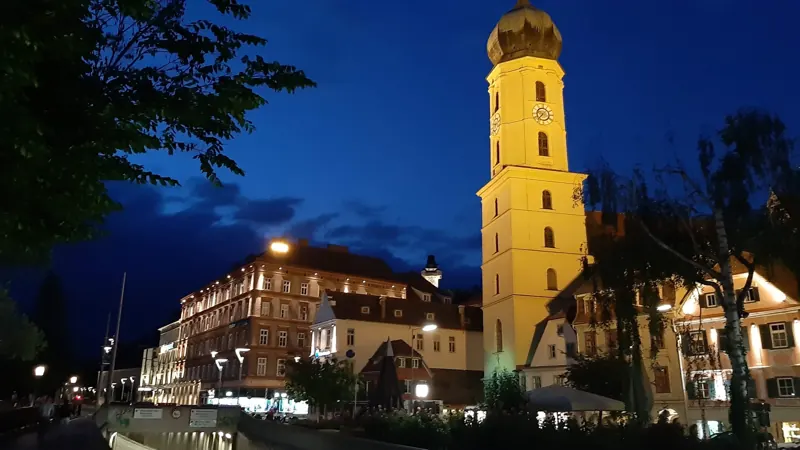 Graz at night