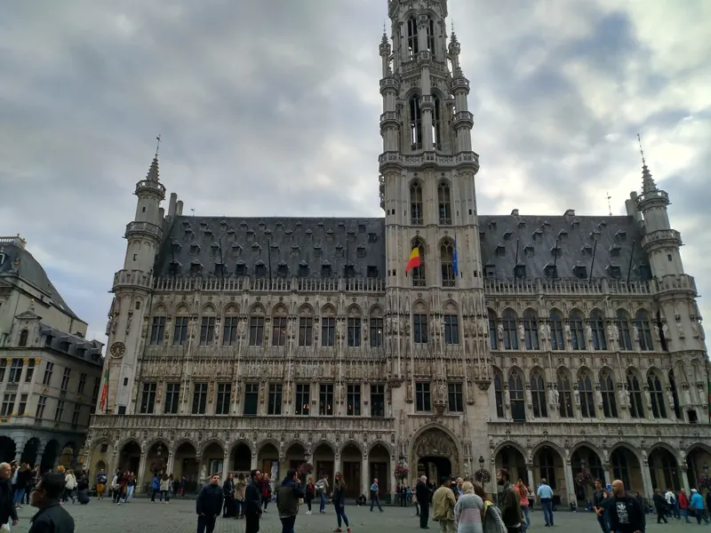 Brussels Town Hall on the Grand Place