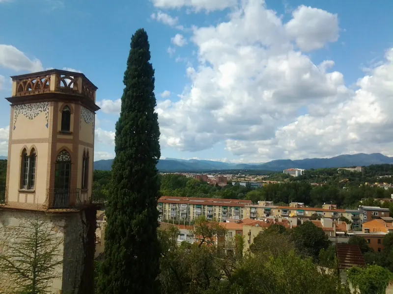 Tower on Girona's medieval walls