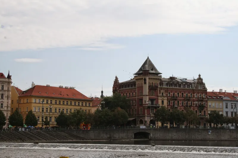 Prague riverside