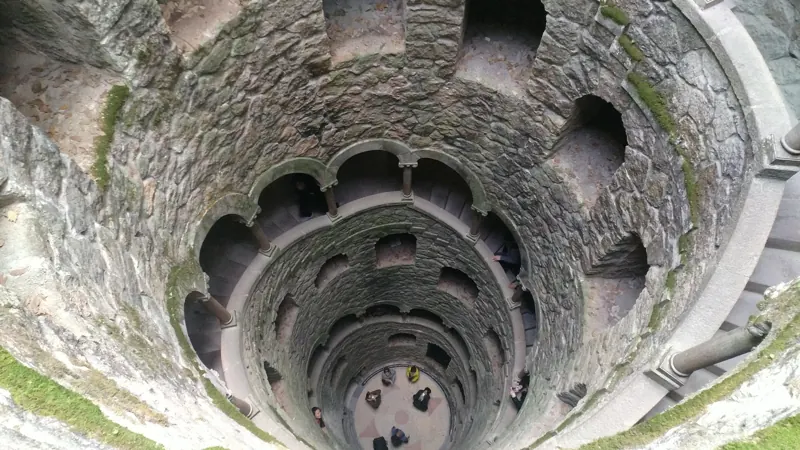 The Initiation Well at Quinta da Regaleira