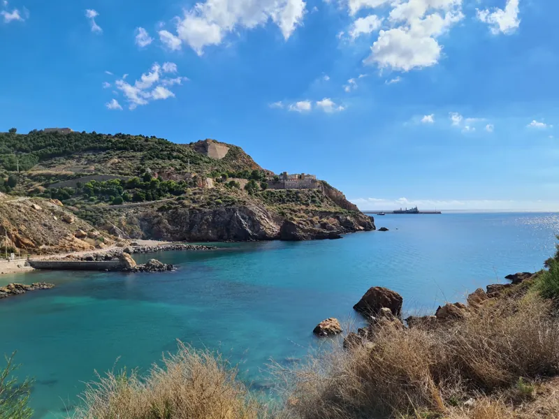 Turquoise bay on the Costa Cálida