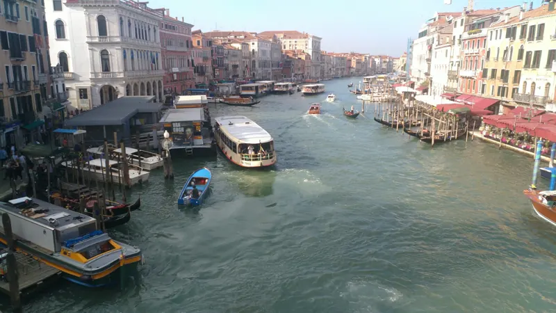 Boats on the Grand Canal