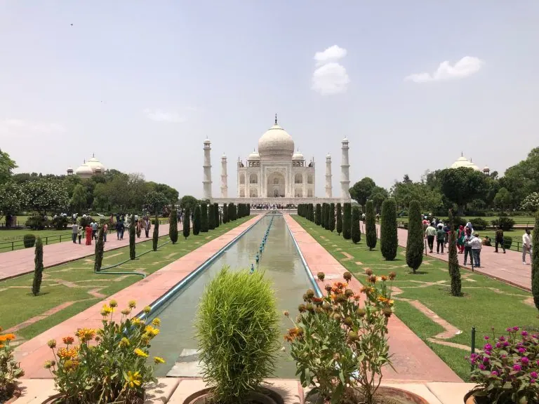 The Taj Mahal in Agra, India