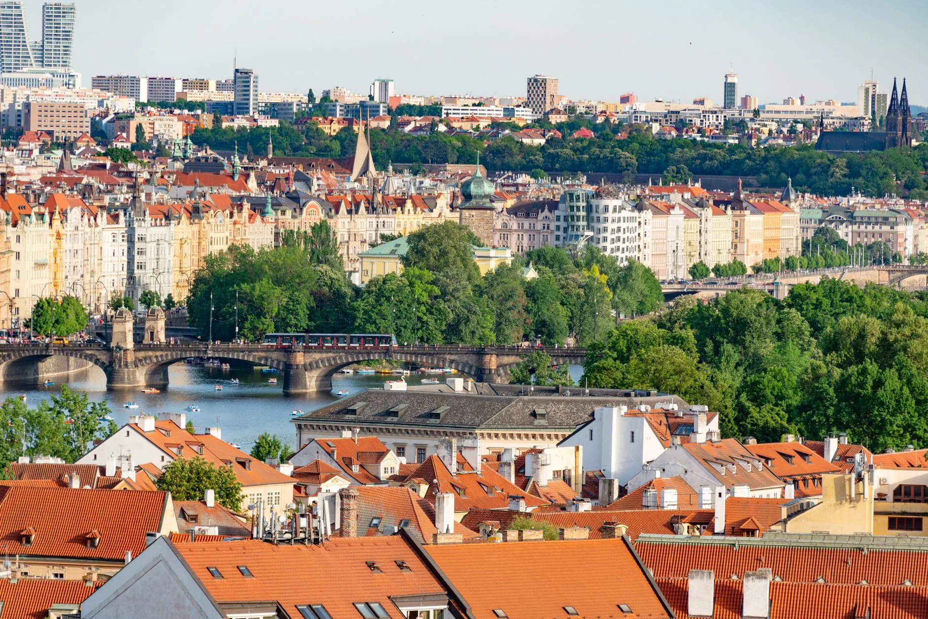Prague Old Town rooftops