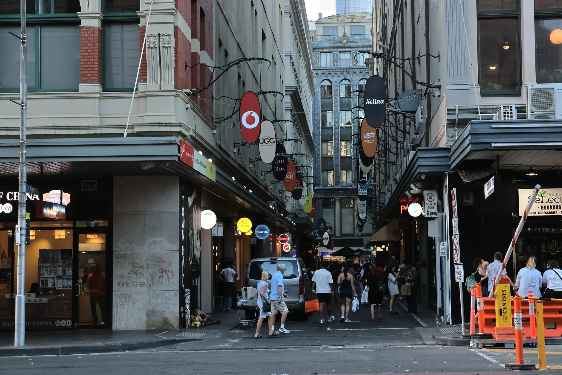Street art laneway in Melbourne