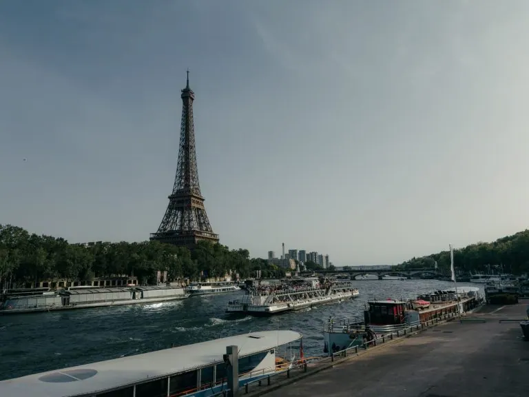 The Seine and the Eiffel Tower in Paris