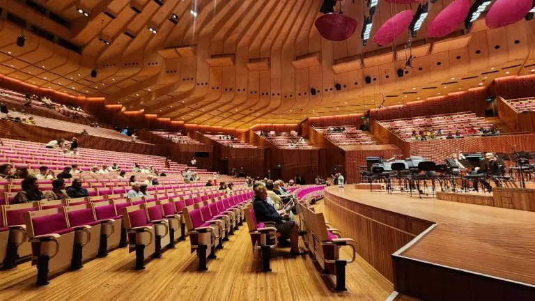 Interior of an opera house
