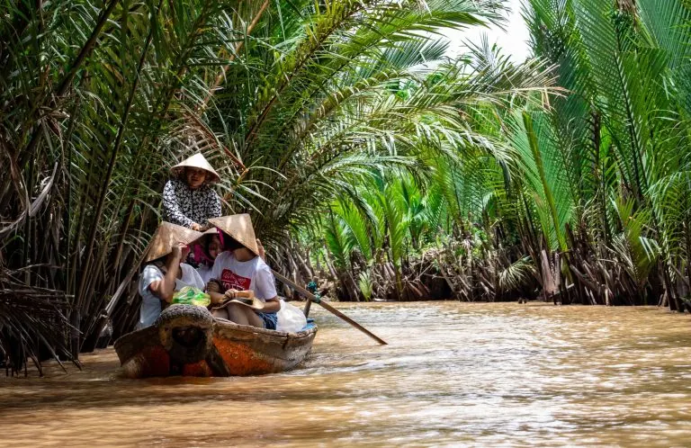 Boat on the Mekong Delta, Vietnam