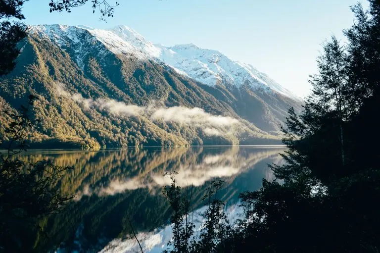 Lake and mountains on New Zealand's South Island