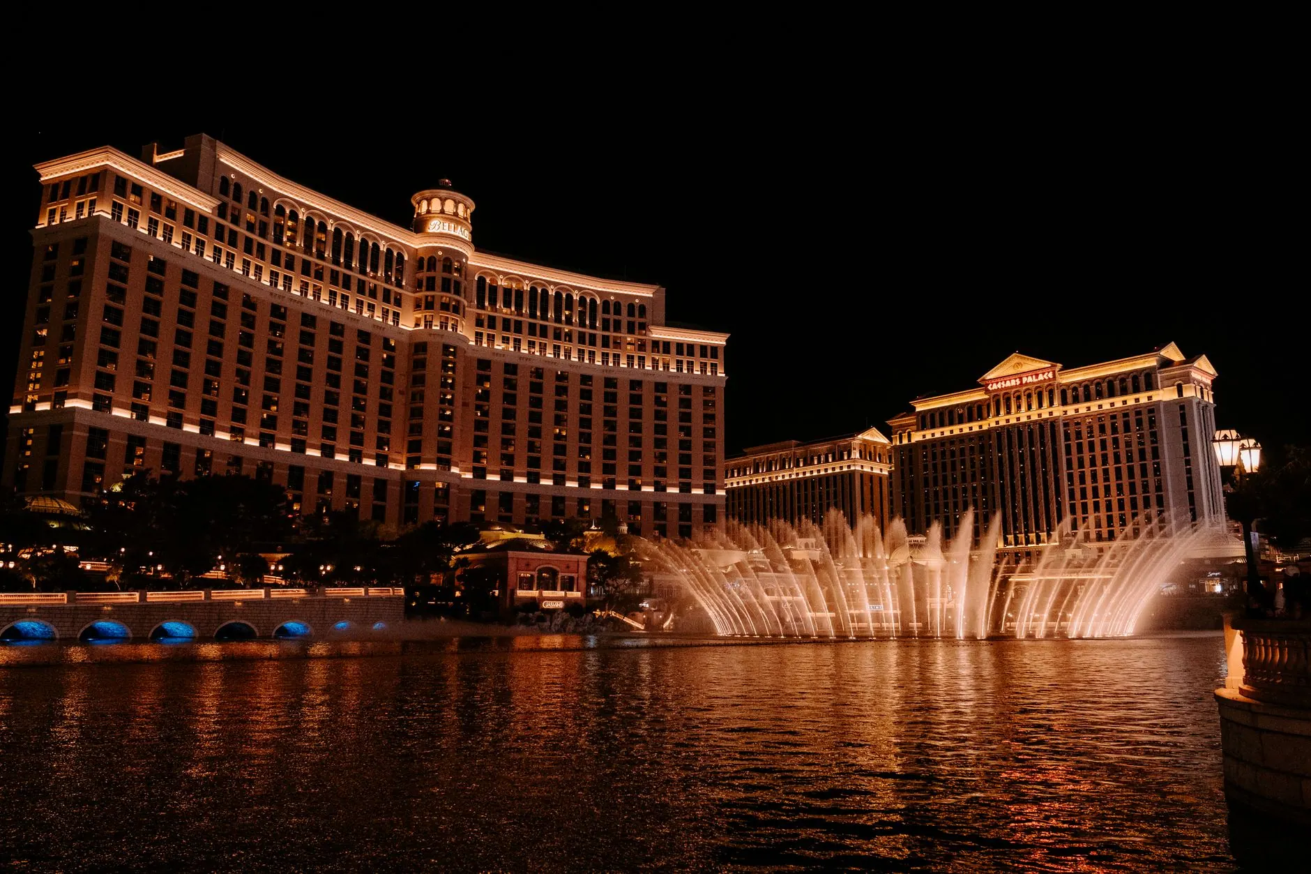Bellagio fountains, Las Vegas