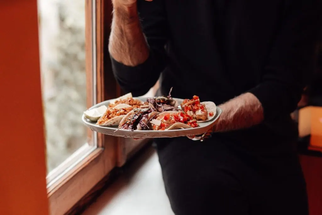 Street food tacos casual dining